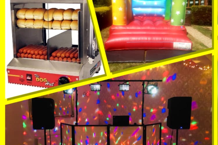 Disco, Hot Dogs & Bouncy Castle Hire