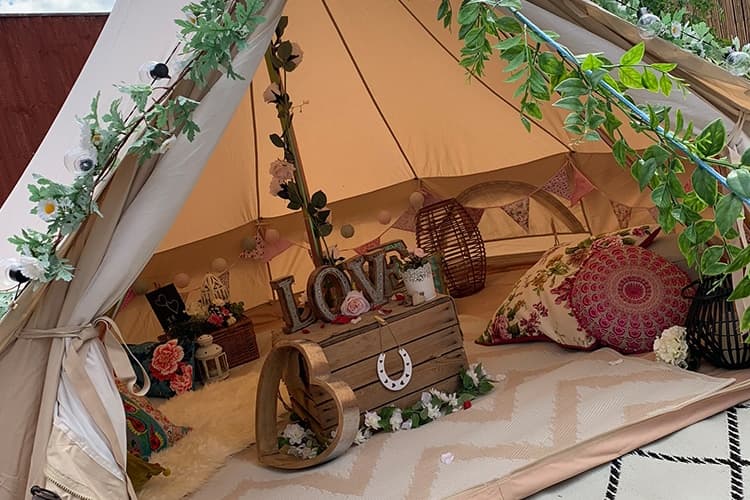 Love Glamping Tent Hire